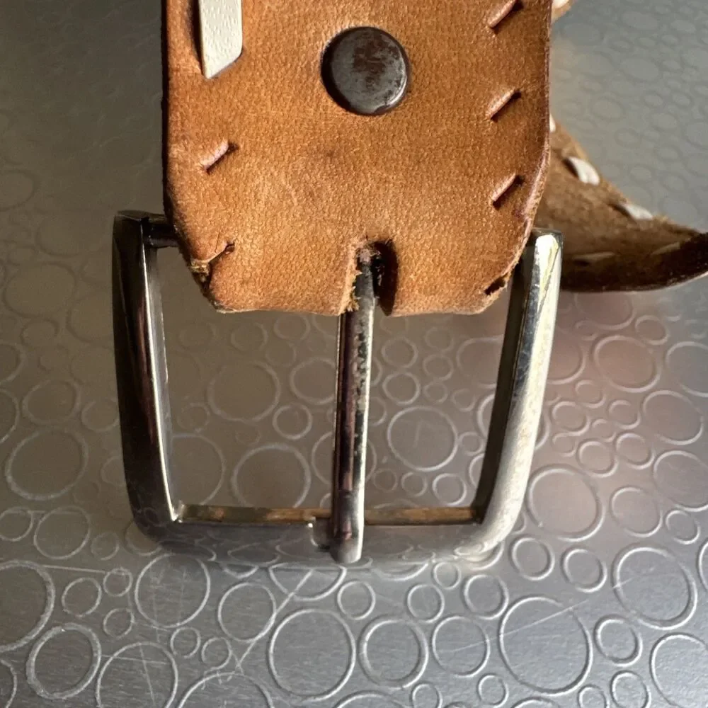 Girls Jenny Name Belt 4T 5 Tooled Leather Western Personalized Size XS Tan Multi